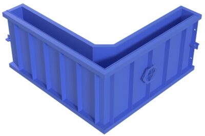 L-Steine  50x100 Lange 100, 15 cm Betongiessform Schalung – Bild 3
