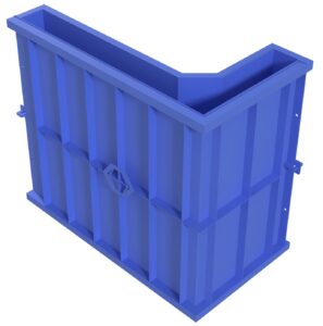 L-Steine  50x100 Lange 100, 15 cm Betongiessform Schalung – Bild 9