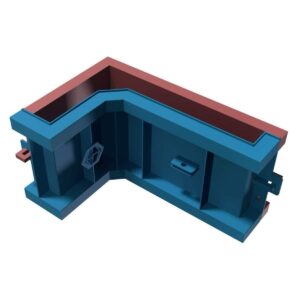 L-Steine  50x100 Lange 100, 15 cm Betongiessform Schalung – Bild 4