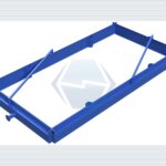 100 x 50 x 16 Betonplatte Giesform Stahlschalung — Produktbild 01