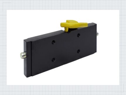 Adapterplatte 329/32/25 140×80 4xM16 schwarz — Produktbild 02