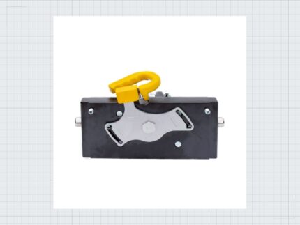 Adapterplatte 330/30/20 140×80 4xM16 schwarz — Produktbild 01