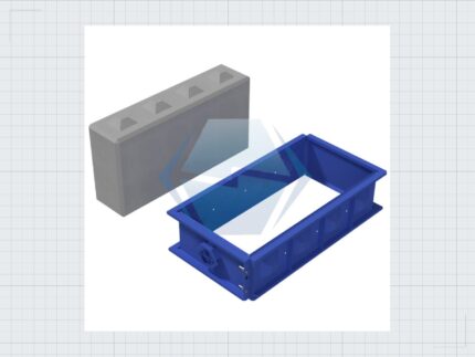 Betonblock Schalung 120x60x30 — Produktbild 01