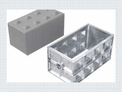 Betonblock Schalung 200x100x100 – Anfahrt Schütz – Antiterrorschützstein Verzinkt — Produktbild 01