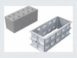 Betonblock Schalung 50/50/125  – Verzinkt LongLife Serie — Produktbild 01