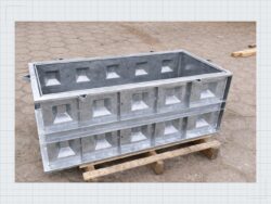 Betonblock Schalung 50/50/125  – Verzinkt LongLife Serie — Produktbild 02