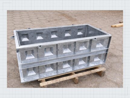 Betonblock Schalung 50/50/125  – Verzinkt LongLife Serie — Produktbild 02