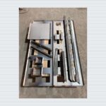 Betonblock Schalung 50/50/150 Betonform Seltbau-Set zum Selber Schweißen — Produktbild 01
