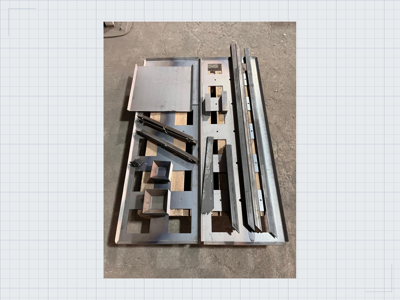 Betonblock Schalung 50/50/150 Betonform Seltbau-Set zum Selber Schweißen 01 Betonblock Schalung 50/50/150 Betonform Seltbau-Set zum Selber Schweißen — Produktbild 01