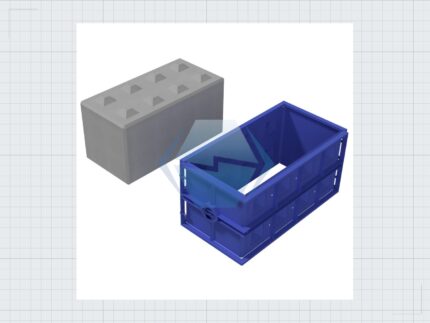 Betonblock Schalung 80x80x160 — Produktbild 01