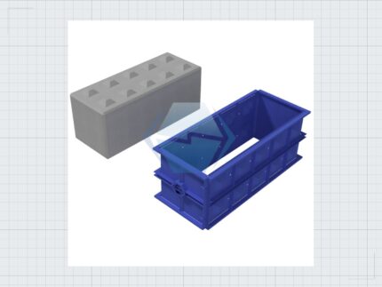 Betonblock Schalung 80x80x200 — Produktbild 01
