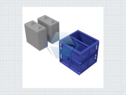 Betonblock Schalung 80x80x80 — Produktbild 01
