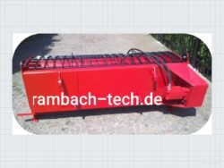 Betonschaufel Mischer 400 L Hydraulikmotor Euroaufnahme — Produktbild 07