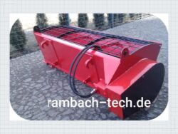 Betonschaufel Mischer 400 L Hydraulikmotor Euroaufnahme — Produktbild 08