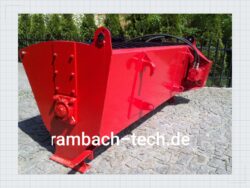 Betonschaufel Mischer 600 L Hydraulikmotor Euroaufnahme — Produktbild 10