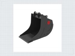 DB0 S40 Tieflöffel , Bagerschaufel Standard 4-5 TONE — Produktbild 01