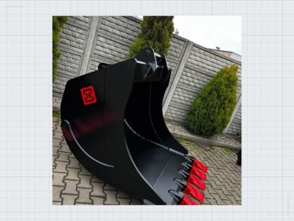 DB16T S60 Tieflöffel , Bagerschaufel mit Zahne 17-19 TONE — Produktbild 02