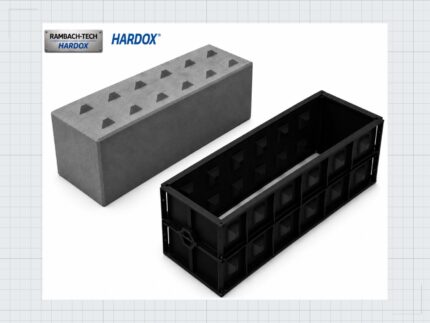 HARDOX Industrial 150x50x50 Betonblock Schalung — Produktbild 01