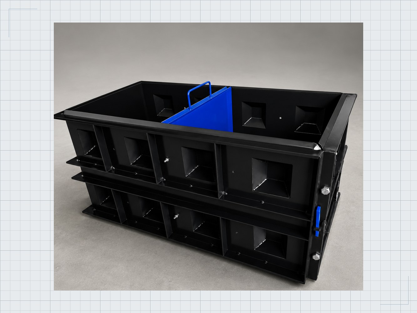 HARDOX Industrial 160/80/80 Betonblock Schalung 01 HARDOX Industrial 160/80/80 Betonblock Schalung — Produktbild 01