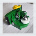 Kugelkupplung 80 mm ATS 3 Tone grün mit Adapterplatte 310/28/22 (ISO 24347, ISO 11001-2, DIN 11026) — Produktbild 01