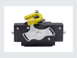 Kugelkupplung 80 mm ATS 3 Tone schwarz mit Adapterplatte 275/32/25 — Produktbild 04