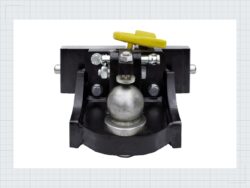 Kugelkupplung 80 mm ATS 3 Tone schwarz mit Adapterplatte 311/32/25 — Produktbild 02