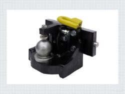 Kugelkupplung 80 mm ATS 3 Tone schwarz mit Adapterplatte 311/32/25 — Produktbild 03