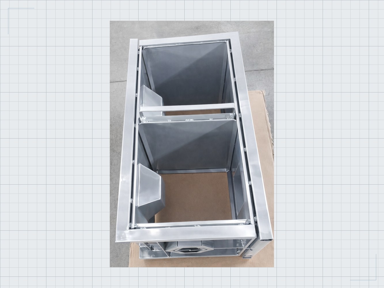 Schalung Verzinkt für Betonblock 25x25x50 01 Schalung Verzinkt für Betonblock 25x25x50 — Produktbild 01