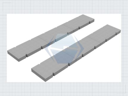 Transportanker für Betonplatten Breit 150 cm Basis für Bewehrungsmatten Paket 50 Stück — Produktbild 02