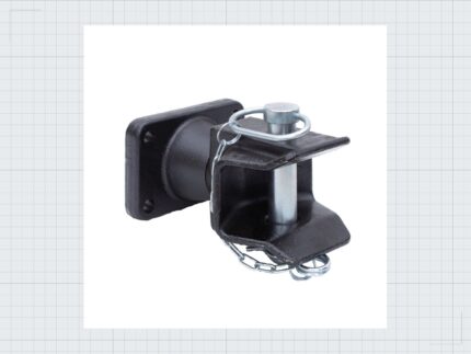 Zugmaul Manuell ATS mit Flansch 140/80 schwarz — Produktbild 01