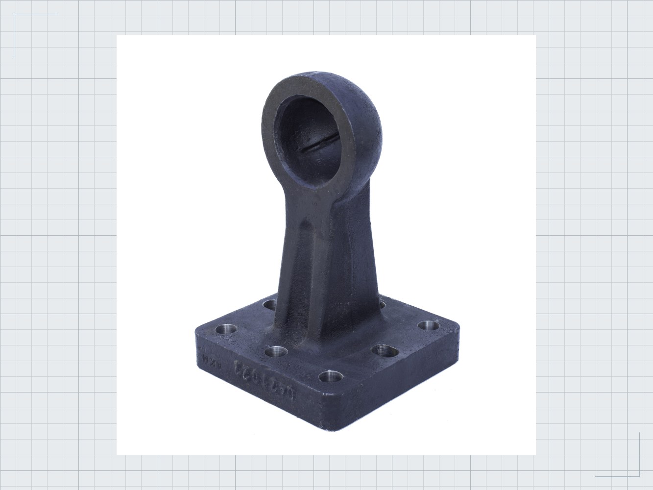 Zugöse für Kugelkupplung 80 mm mit Flansch 4 Tone UD80F80 AgriPower 01 Zugöse für Kugelkupplung 80 mm mit Flansch 4 Tone UD80F80 AgriPower — Produktbild 01